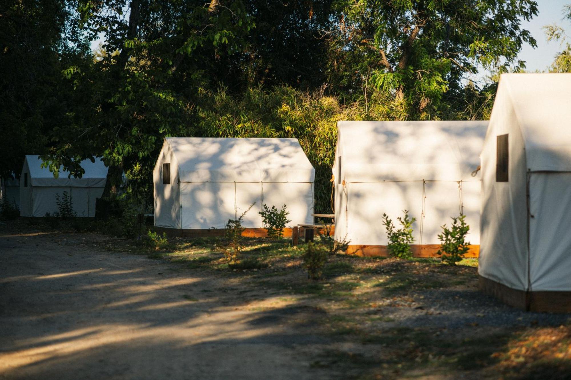 Johnson'S Beach Cabins And Campground Guerneville Exterior foto