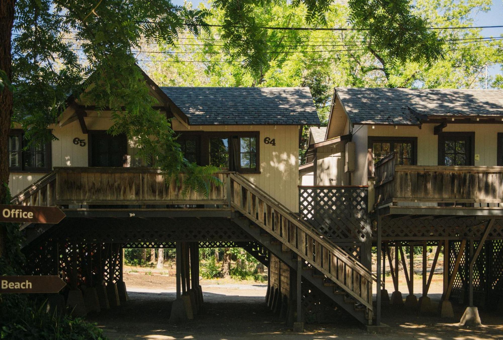 Johnson'S Beach Cabins And Campground Guerneville Exterior foto